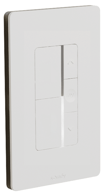 DecoFlex WireFree™ Zigbee 2 Channel In-wall, White | Somfy